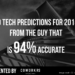 10 Tech Predictions for 2015 From the Guy Who Is 94% Accurate