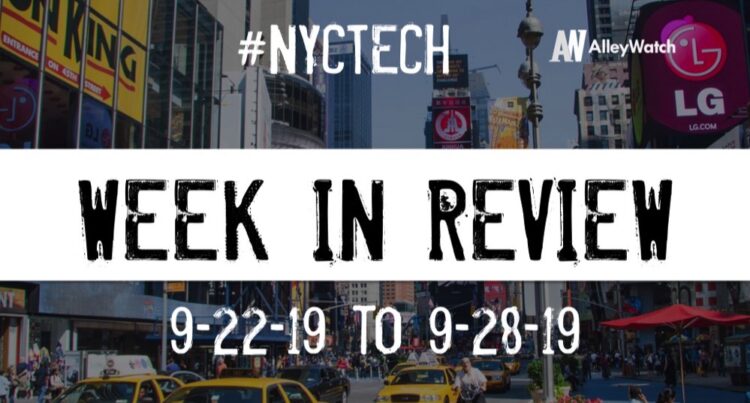 #NYCtech Week in Review: 9/22/19-9/28/19
