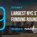 These are the 9 Largest NYC Tech Startup Funding Rounds of September 2019