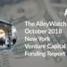 The AlleyWatch October 2018 New York Venture Capital Funding Report