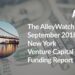 The AlleyWatch September 2018 New York Venture Capital Funding Report
