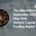 The AlleyWatch September 2020 New York Venture Capital Funding Report