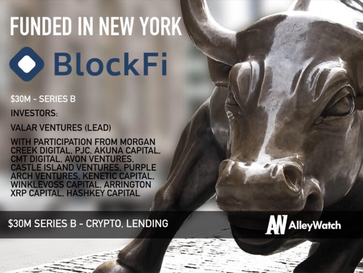 BlockFi Raises Another $30M to Build an Ecosystem Around Crypto-Backed Assets