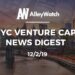 The NYC Venture Capital News Digest: 12/2/2019