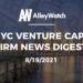 The NYC Venture Capital Firm News Digest: 8/19/2021