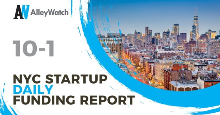 The AlleyWatch Startup Daily Funding Report: 10/1/2020
