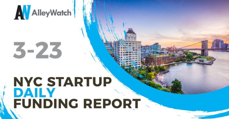 The AlleyWatch Startup Daily Funding Report: 3/23/2020