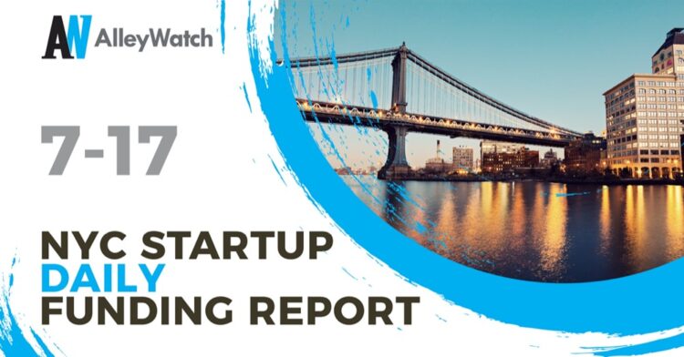 The AlleyWatch Startup Daily Funding Report: 7/17/2019