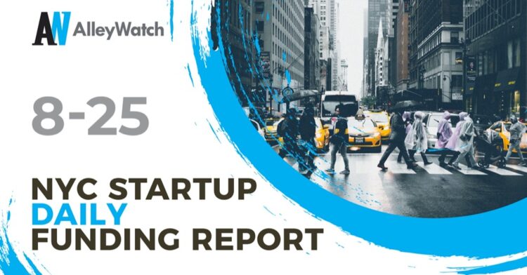 The AlleyWatch Startup Daily Funding Report: 8/25/2020