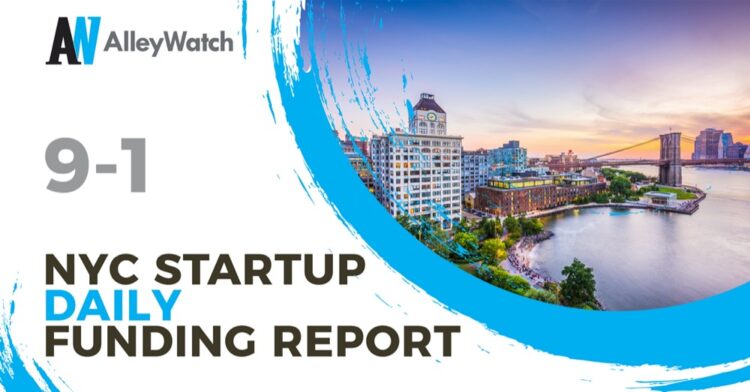The AlleyWatch Startup Daily Funding Report: 9/1/2021